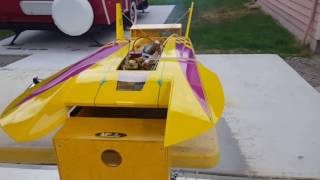 RC Nitro Hydroplane Racing  First Light for The Edge [upl. by Eitirahc9]