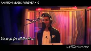 Anirudh Singing For Other Music Directors [upl. by Yenaled]