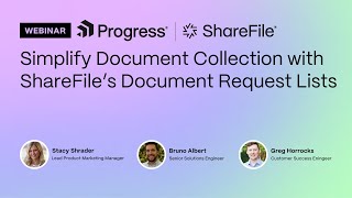 Simplify Document Collection with ShareFiles Document Request Lists [upl. by Kcirdnekal]