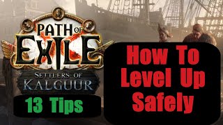 How To Level Up Safely  Path of Exile Settles of Kalguur PoE 325 English [upl. by Naihtsirc865]