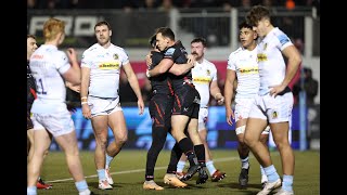 Highlights  Saracens Men v Exeter Chiefs GPR  Rd 12 [upl. by Aronaele737]