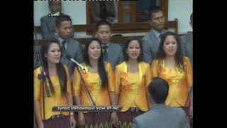 Mizoram Synod Choir  Chawngzawng pawh amp Engtinnge ni ka chhandamtu 2012 Synod Inkhawmpui [upl. by Irehs]