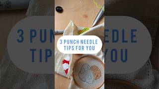 3 punchneedle tips and tricks for you PART ONE [upl. by Lennox182]