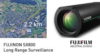 FUJINON SX800  Incredible long range surveillance system  CHROMOS Industrial [upl. by Ecinereb329]