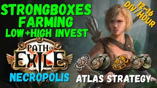 PoE 324 325 Strongboxes Farming Low and MidHigh Invest Comparison [upl. by Aniram]