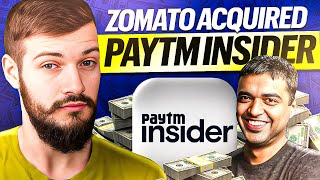 Indian Startup News 223 Zomato Acquires Paytm Insider to Take on BookMyShow [upl. by Nonahs]