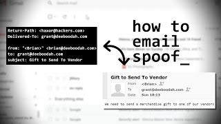 I Spoofed Email Addresses [upl. by Hennessy]