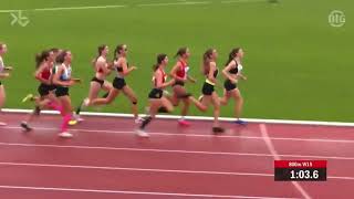 DMU16 Smilla Bauer gewinnt 800 m [upl. by Fae]