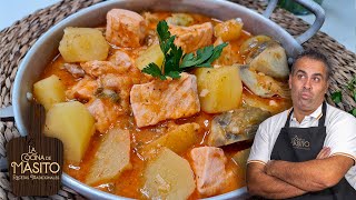 Marmitako de salmón receta fácil y muy jugosa [upl. by Henka815]