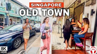 🇸🇬8K  Singapore City Tour  Most Beautiful Old Town Area of Singapore 🏘️ [upl. by Evol601]