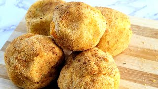 Croquetas de papa en air fryer  Bombas de papa  Air fryer potatoes bombs  Croquetas de carne [upl. by Oicirtap]