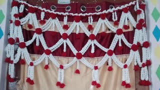 new toran ka designgate pardagate designhome decorationpardehalparda ka designgate hanging [upl. by Nisotawulo817]