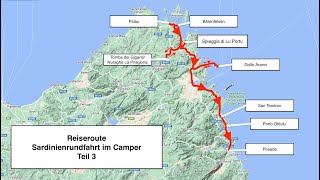 Sardinienrundfahrt im Camper  Teil 3 [upl. by Ahseal]