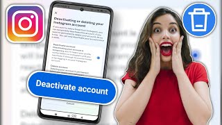 How To Deactivate Your Instagram Account New Process 2024 [upl. by Dorweiler184]