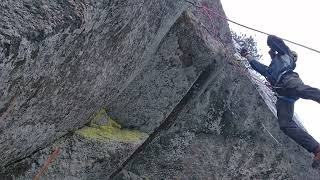 Almenningen mix climbing crags projecting [upl. by Sackville]