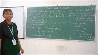 Fluid Mechanics Numarical of viscosity by Triveni Bhajankar Student of Civil Engineering TGPCET [upl. by Danuloff]