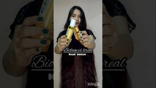 Biolage vs loreal hair serum hairserum biolage loreal shorts hairtips review serumreview [upl. by Deborah932]