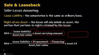 IFRS 16 Lease Accounting SCPARC Part 3 LEASEBACK [upl. by Maible]