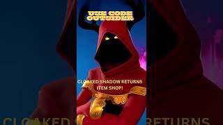 NEW CLOAKED SHADOW FORTNITEMARES SKIN FORTNITE ITEMSHOP SHORTS FORTNITE FORTNITECLIPS FN FNBR [upl. by Aklim271]