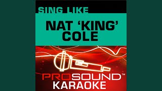 A Blossom Fell Karaoke Instrumental Track In the Style of Nat King Cole [upl. by Ardelle]