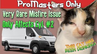 Promaster Pentastar 36 32 Cylinder 2 misfire Special Circumstance Applies to Cyl 2 Only Chrysler [upl. by Alleda]