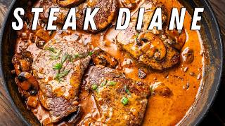 Steak Diane  Easy and Insanely Delicious Retro Steak Recipe [upl. by Garlanda]