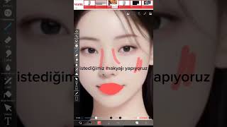 ibis paintten makyaj nasıl yapılır keşfet keşfetbeniöneçıkar fypシ゚viral makeup makyaj [upl. by Corrinne623]