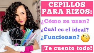 ✨CEPILLOS PARA RIZOS ¡TE AYUDO A ELEGIR EL IDEAL PARA TI ✨ metodocurly [upl. by Gibeon]