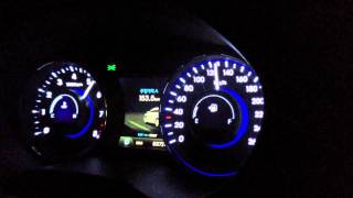 HYUNDAI GRANDEUR HG 30 GDI 0160Kmh acceleration by CNG [upl. by Ocram]