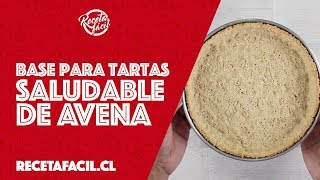 Receta Fácil de base para tartas o kuchenes saludables sin gluten sin azúcar y sin mantequilla [upl. by Lacram801]