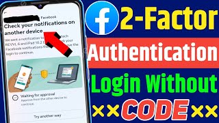 Check Your Notification Another Device Facebook  Facebook Login Code Problem 2024 [upl. by Gebhardt]