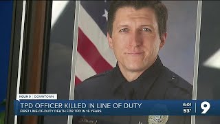 TPD Officer killed in the line of duty [upl. by Arlana]