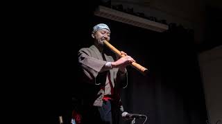 Katsuya Nonaka plays Sanya 三谷 on Jinashi Shakuhachi [upl. by Odnomyar]