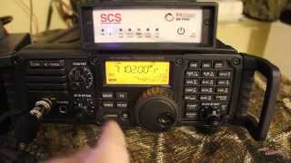 SCS Pactor Modem Settings for Icom IC7200 [upl. by Eniamirt925]