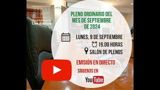 PLENO ORDINARIO SEPTIEMBRE 2024 [upl. by Meghann]