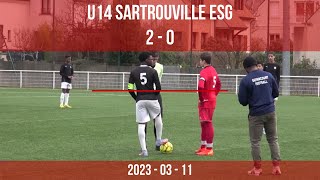 20230311 U14 Sartrouville 20 Esg [upl. by Alikam]