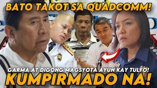 KUMPIRMADAO NA GARMA AT DIGONG MAGJOWA TALAGA TULFO PINATUYAN BATO DELA ROSA TAKOT SA QUADCOMM [upl. by Undry]