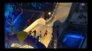 Red Bull Crashed Ice Edmonton 2015 Finals  Round of 64 Heat 3 [upl. by Oizirbaf]