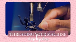 How to thread your sewing maching Brother ST371HD [upl. by Adnahsed40]