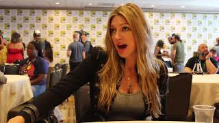 SDCC 2018 Interviews  Jes Macallan  Legends of Tomorrow [upl. by Hcnarb]