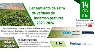 Lanzamiento de zafra de verdeos de invierno y pasturas 20232024 [upl. by Bravin953]