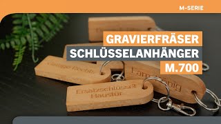 Schlüsselanhänger aus Buche fräsen – Präzise Arbeit mit der Stepcraft M700 🔧✨ [upl. by Lehmann]