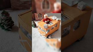 New decor 🎅 cardboard cardboardcraft craft [upl. by Elocyn]