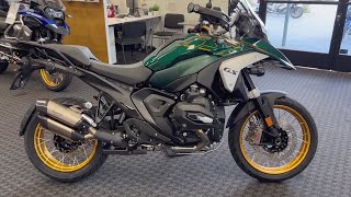 2024 BMW R 1300 GS Aurelius Green walkaround in the dealership [upl. by Salokkin171]