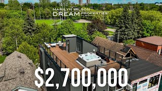 Luxurious Ottawa Home Tour Rooftop Terrace Pool and Income Suite [upl. by Ardene]