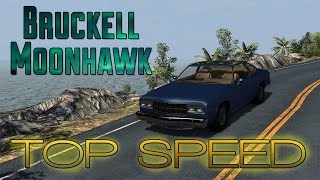 BeamNGDrive Bruckell Moonhawk Drag  TOP SPEED [upl. by Atinuahs709]