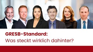 Expertenrunde zu GRESB ESGStandards Immobilien und Praxisherausforderungen  Webinar [upl. by Langston852]