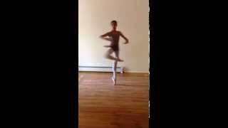 9 pirouettes on pointes Age 13 Russian ballerina Academy of Classical Russian Ballet [upl. by Nauaj]