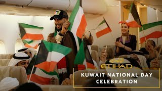 Kuwait National Day Celebration  Etihad Airways [upl. by Faythe]