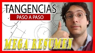 💯 Resumen de TANGENCIAS Dibujo técnico 👍🏼 repasa paso a paso 😎 Prepara la SELECTIVIDAD [upl. by Moulden]